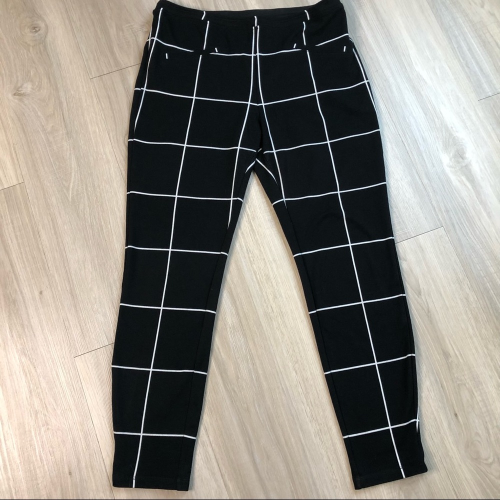 Leith Black and White Pants